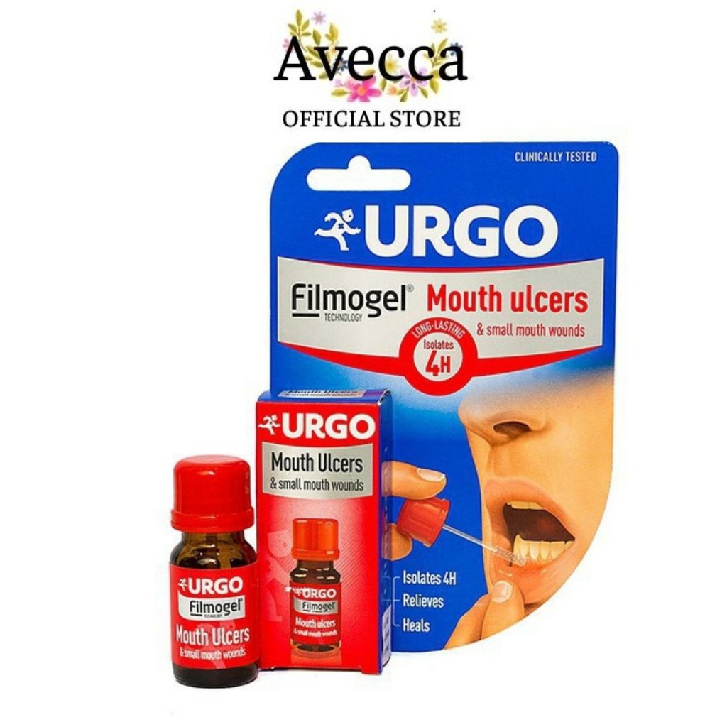 Gel Chăm Sóc Vết Loét, Vết Thương Nhỏ Trong Miệng Urgo Mouth Ulcers Fimogel 6ml