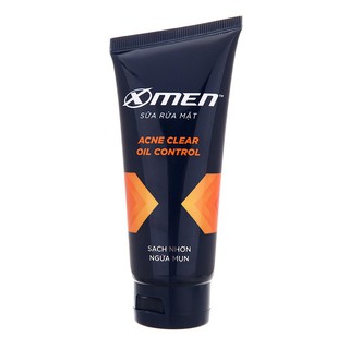 Sữa Rửa Mặt Sạch Nhờn Ngừa Mụn X-men Acne Clear Oil Control 50g