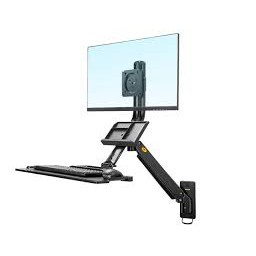 Giá Treo Máy Tính Treo Tường Có Khay Đở Bàn Phím -  MB32 - [ Phù Hợp MH 22&quot; - 32&quot; ] - [ Hàng Chính Hãng Model 2021 ]