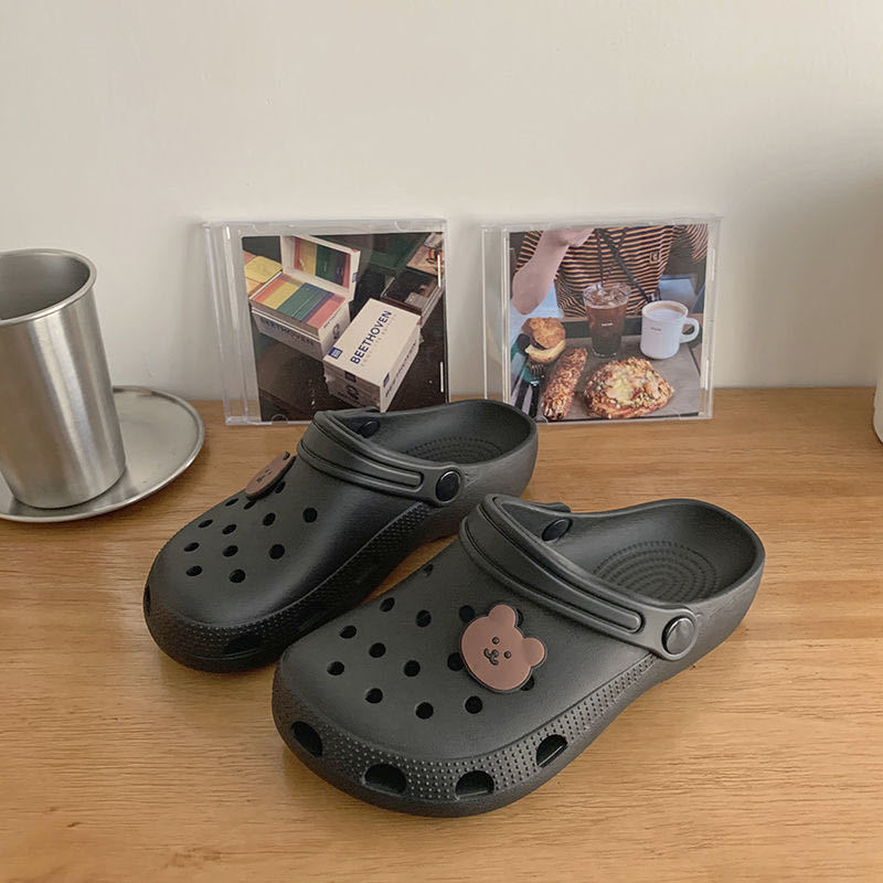 Dép bít mũi thời trang kiểu Hàn Quốc xinh xắn dành cho bạn nữ