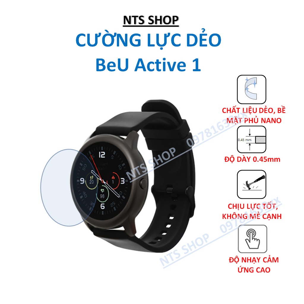 Dán cường lực dẻo bảo vệ màn hình BeU Active 1