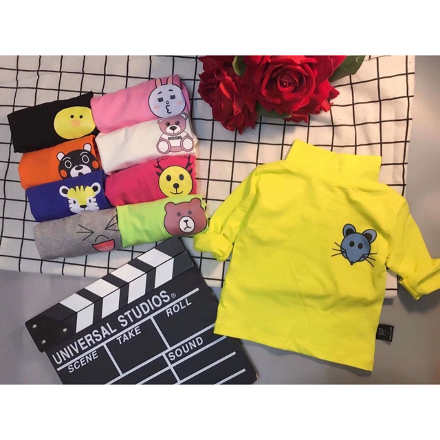 Áo cotton cổ 3 phân