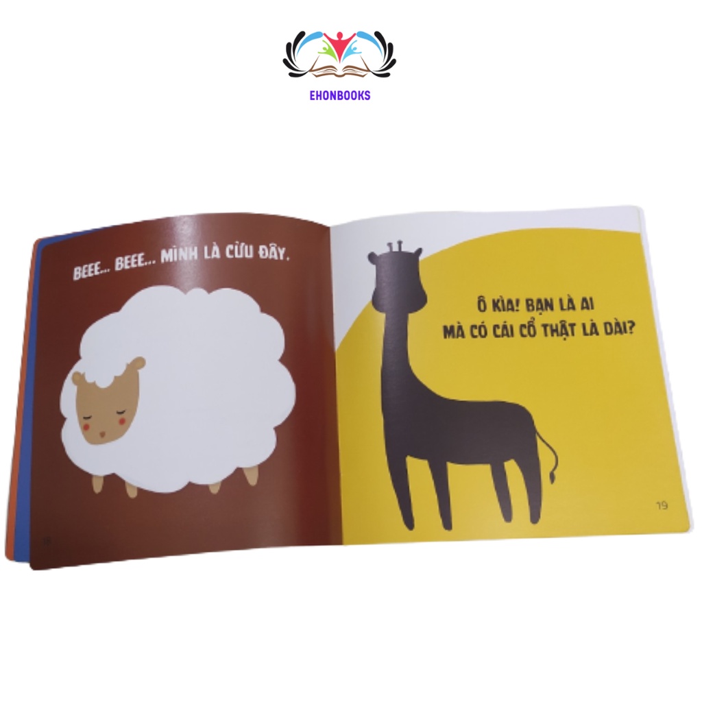 Sách Ehon cho bé 0 3 tuổi - Ehon nhật bản Bạn Là Ai Vậy wabooks
