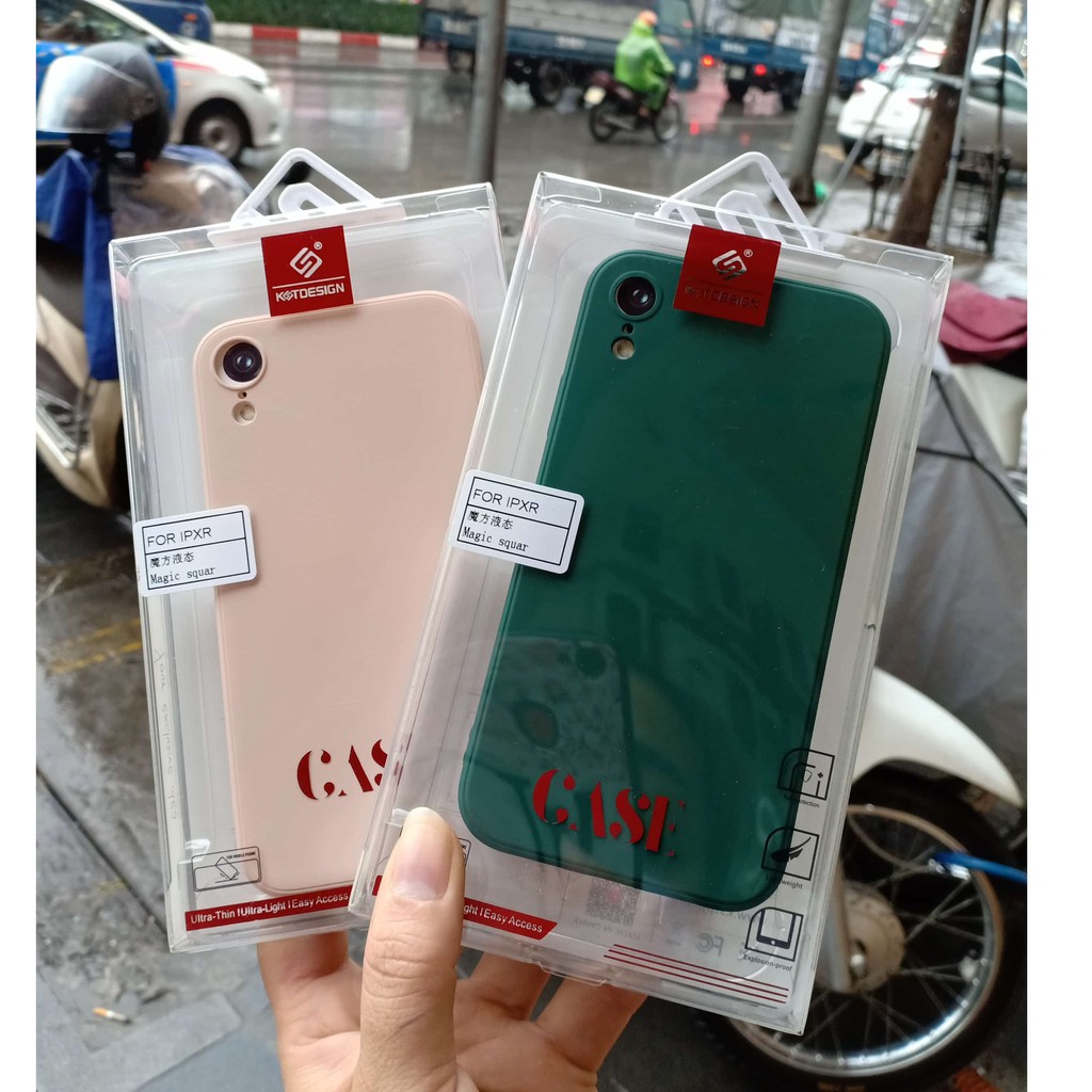 Ốp lưng chống bẩn KST Viền cho vuông iPhone X/XR/XS Max/xs
