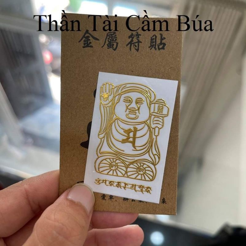 Miếng Dán Điện Thoại Tài Lộc Thần Tài, Quý Nhân Phù Trợ, Phong Thủy May Mắn, Đẹp Lung Linh | BigBuy360 - bigbuy360.vn