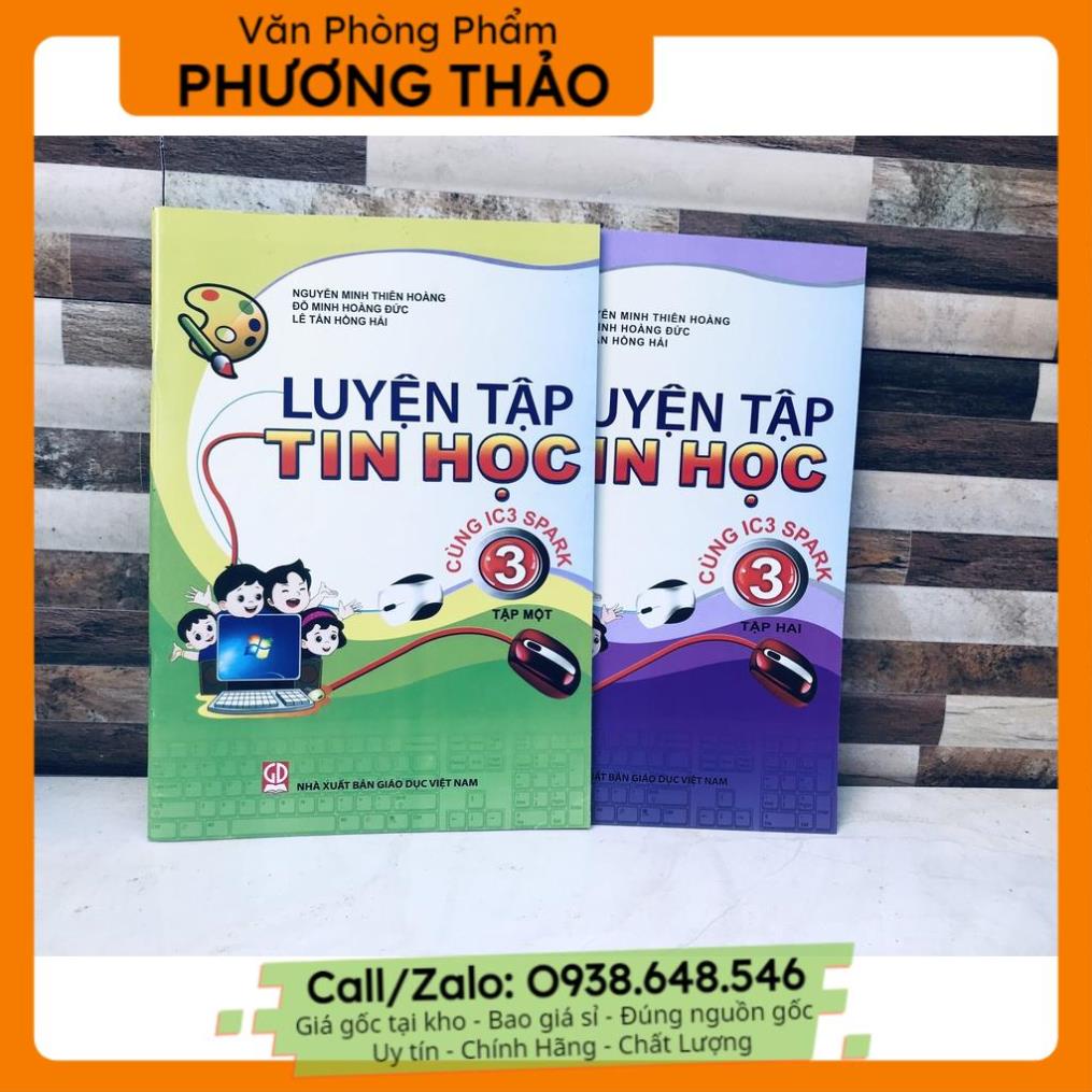 ⚡vpp sỉ, giá gốc⚡ Luyện tập tin học  lớp 3-4-5  dành cho học sinh tiểu học - VPP Phương Thảo