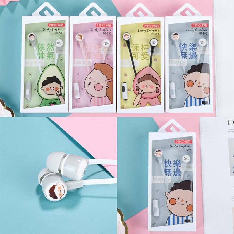 Tai Nghe - Tai Phone Cute MMO CÓ HỘP ĐỰNG