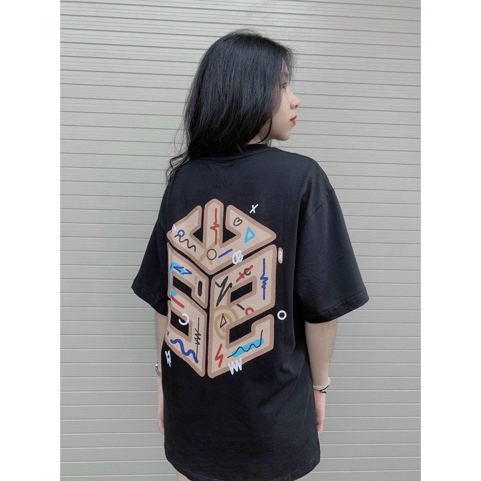 Áo thun SWE 90S TEE - BLACK Unisex Nam Nữ Form Rộng Tay Lỡ Màu Đen