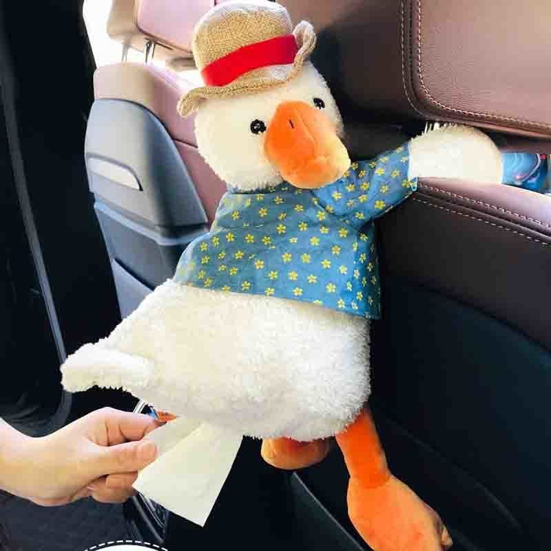 Hộp Đựng Khăn Giấy Hình Búp Bê Dễ Thương Trang Trí Nội Thất Xe Hơi