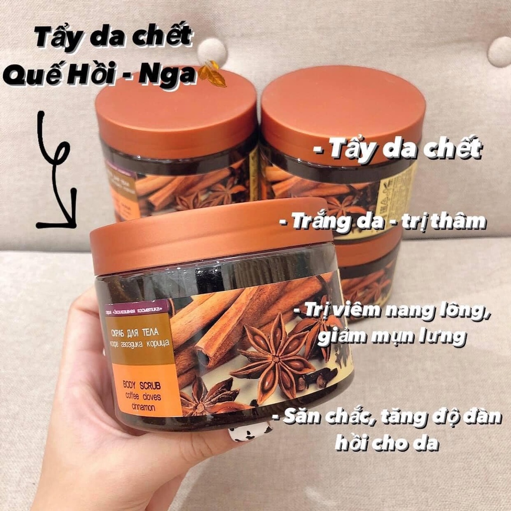 Tẩy Da Chết Body Quế Hồi - Cà Phê Bilena | BigBuy360 - bigbuy360.vn