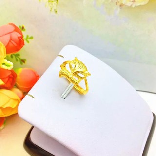Nhẫn hồ ly xi 24k cao cấp bền màu
