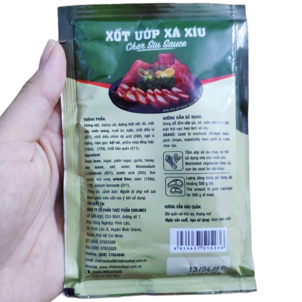 Xốt ướp xá xíu Cholimex gói 70g