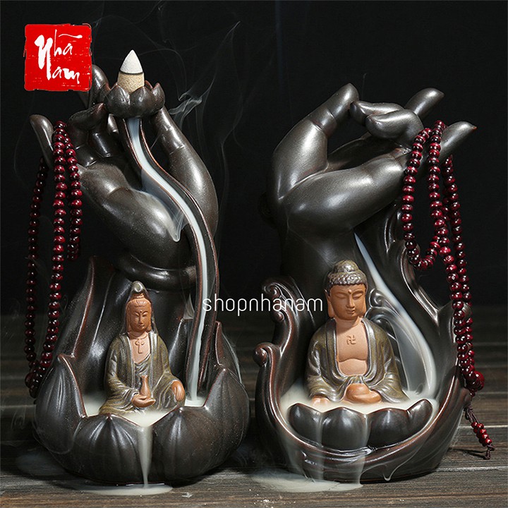 Tràng hạt - phụ kiện trang trí thác khói trầm hương để bàn