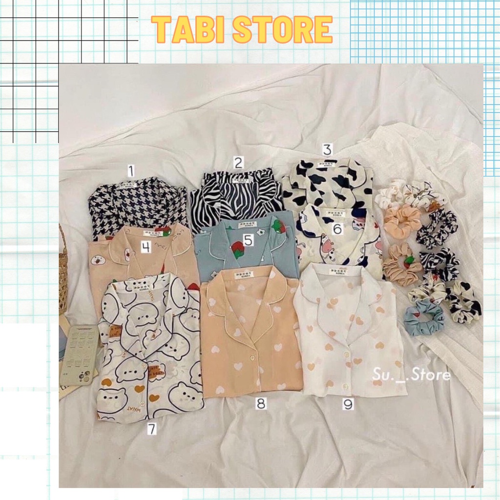 [Mã SKAMSALE8 giảm 10% đơn 200K] Set bộ pijama dưới 55kg tabistore - pijama 2 túi