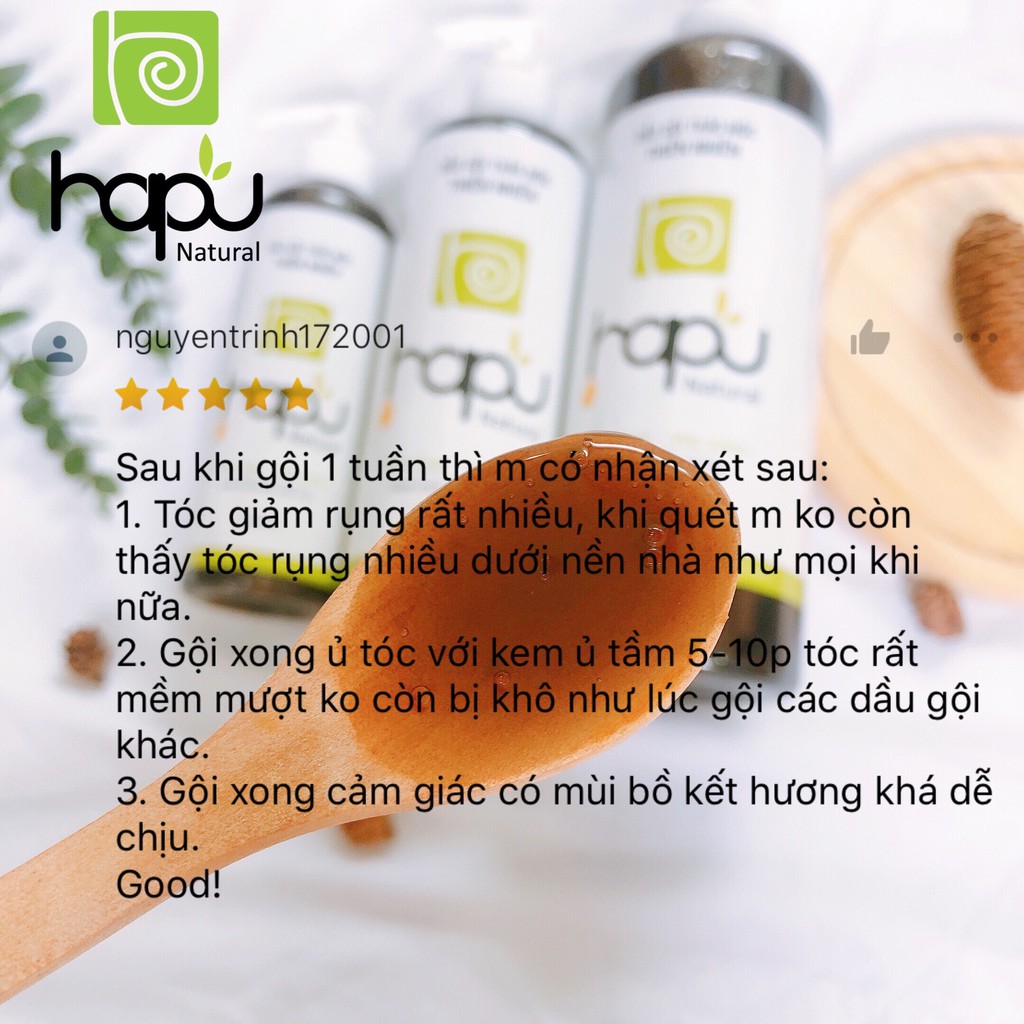 Combo Dầu Gội Thảo Mộc và Ủ Tóc HaPu Organic | BigBuy360 - bigbuy360.vn