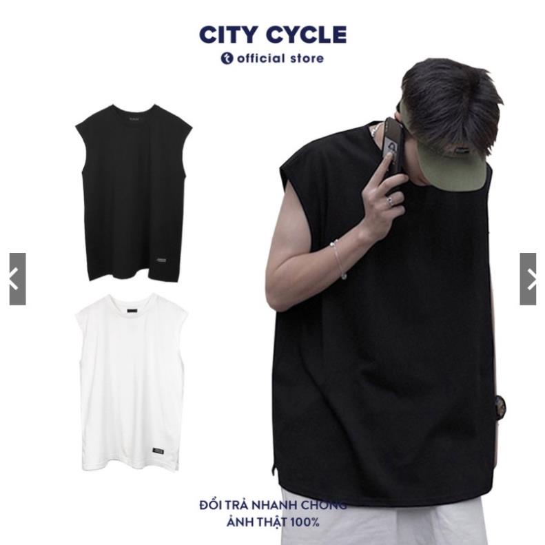 Áo tanktop trơn, áo ba lỗ nam nữ unisex form rộng.