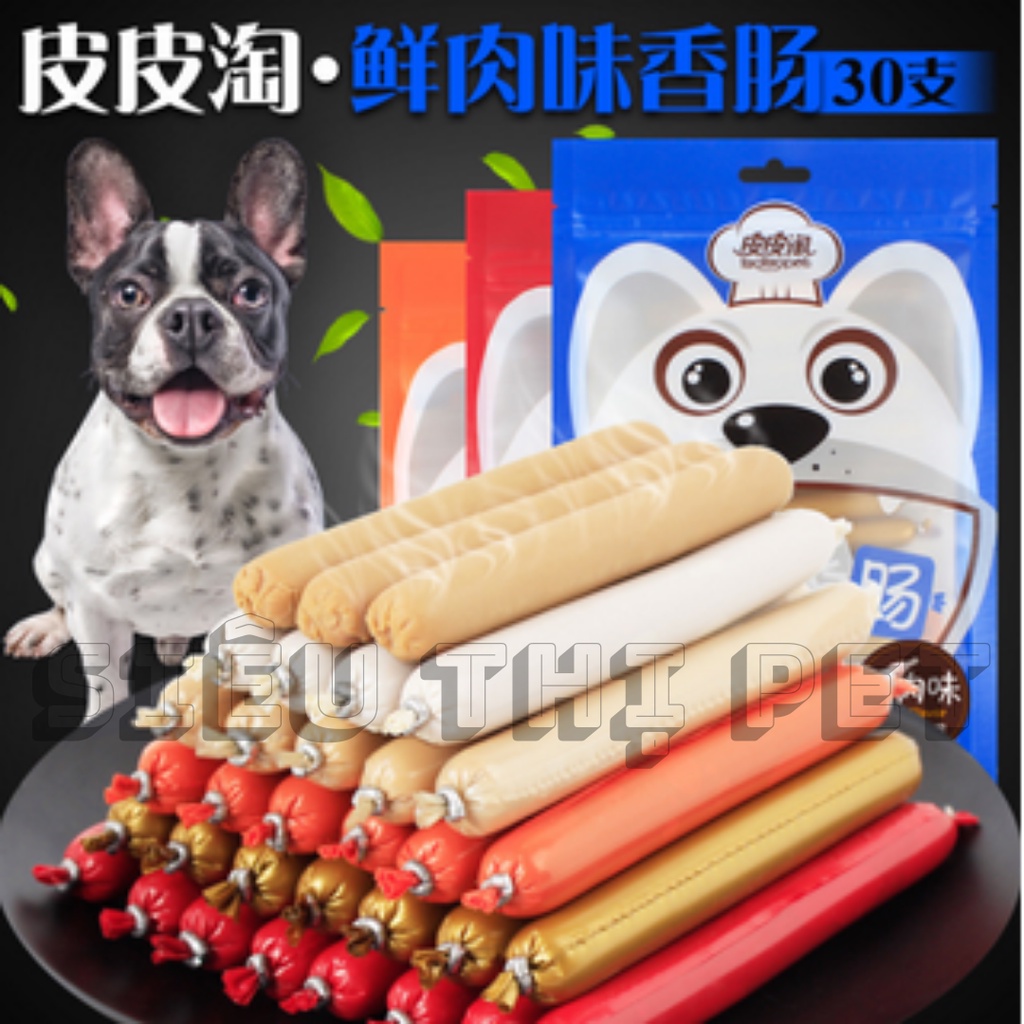 [Mã PET50K giảm Giảm 10% - Tối đa 50K đơn từ 250K] ( Khuyến Mãi ) Xúc xích TaoBao cho chó đủ 5 vị