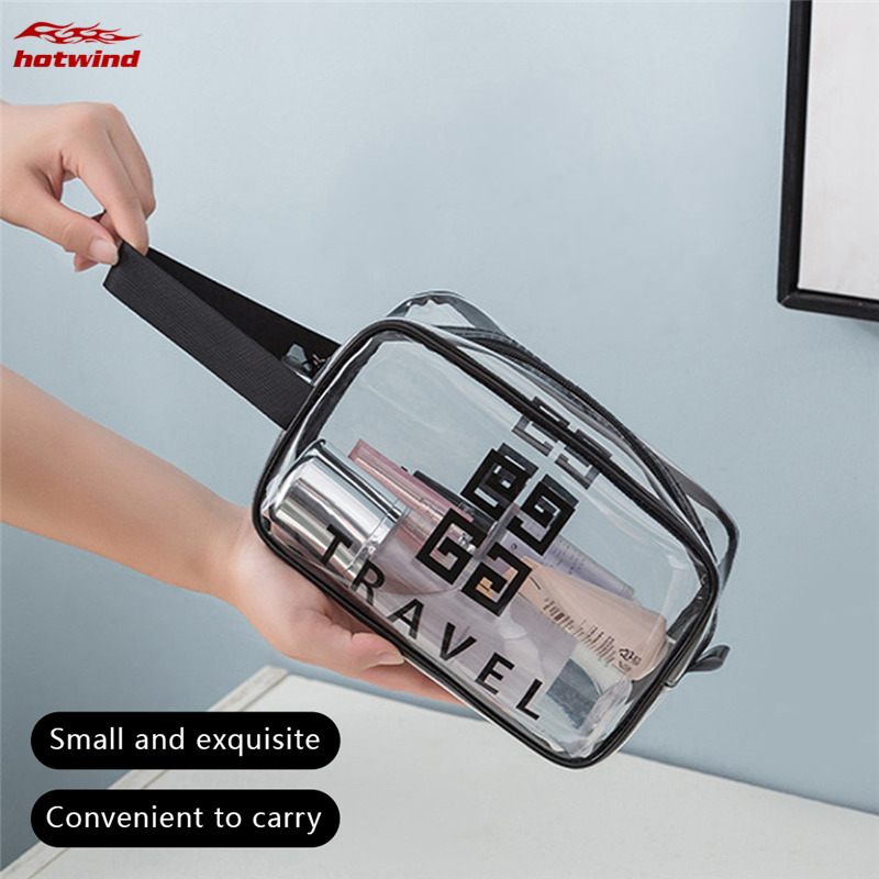 Túi nhựa trong suốt đựng đồ trang điểm tiện dụng 3 kích cỡ cho nữ