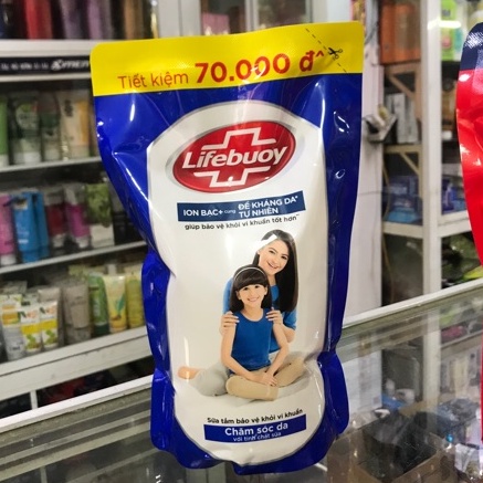 Sữa tắm Lifebuoy chăm sóc da dạng bịch 850ml