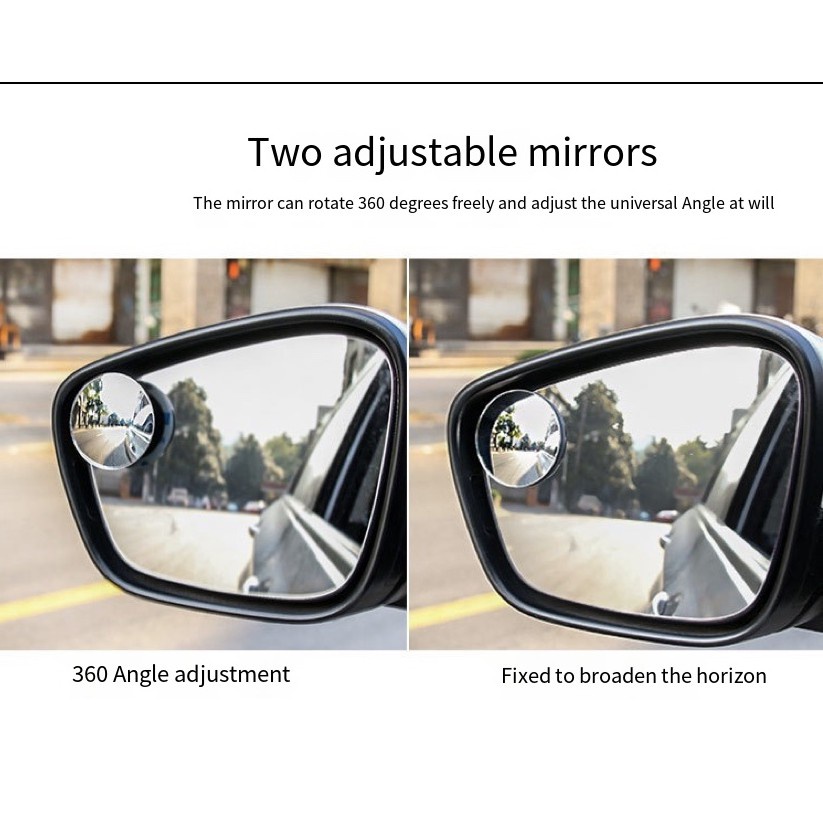 1 Cặp Gương Chiếu Hậu Góc Rộng Cho Xe Hơi