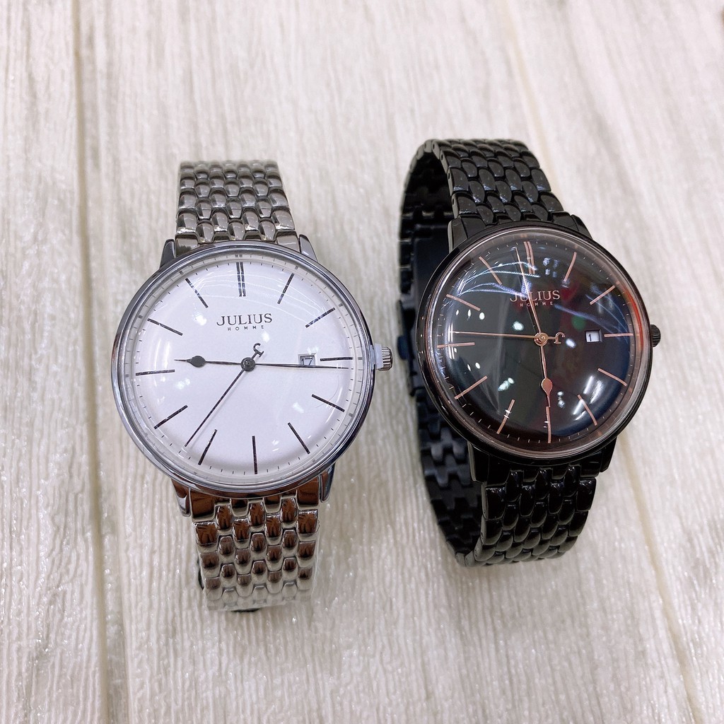 [Julius Official] Đồng hồ nam Julius JAH-130 dây thép