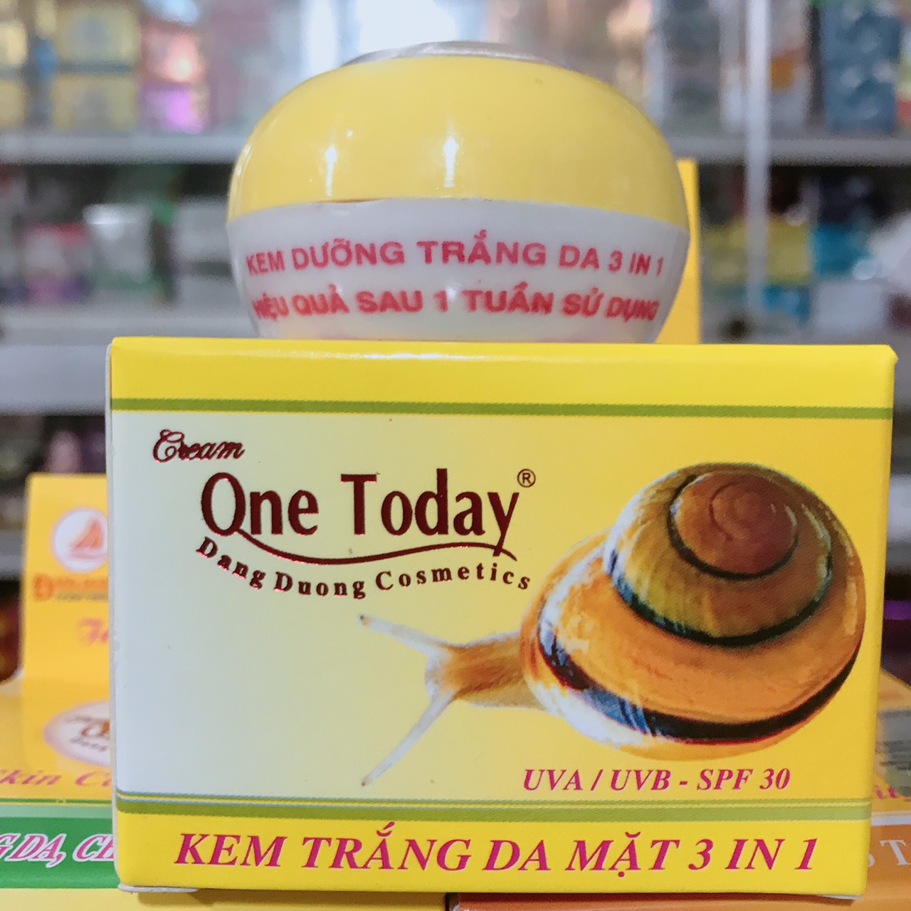 Kem one today 3in1 trắng da mặt 5g