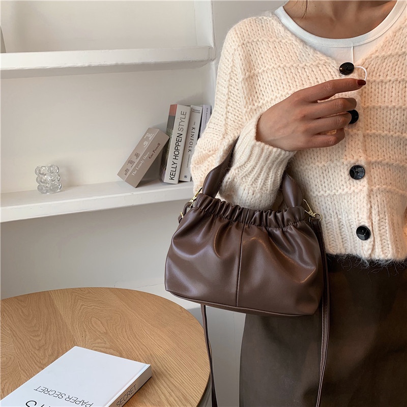 IELGY Túi Đeo Vai Một Bên Vai Đơn Giản Thoải Mái Cho Nữ