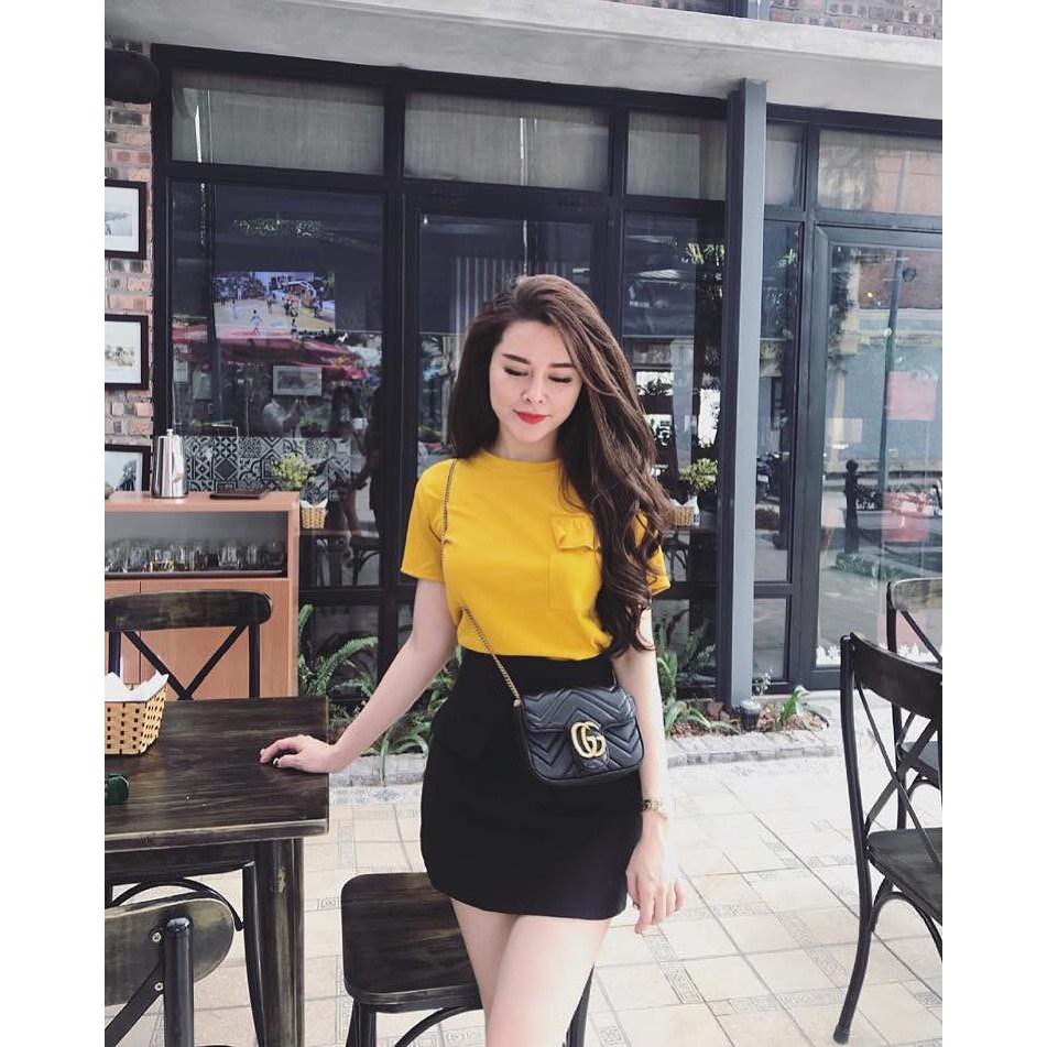CHÂN VÁY CHẤT CHỮ A CHẤT TUYẾT MƯA MỀM MỊN CO GIÃN TỐT THỜI TRANG BANAMO FASHION 5341