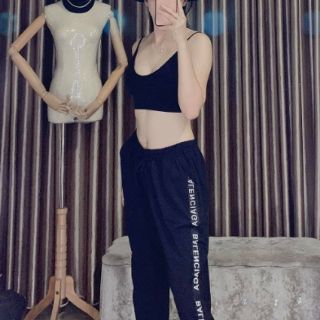 Quần thun lửng cạp chun
