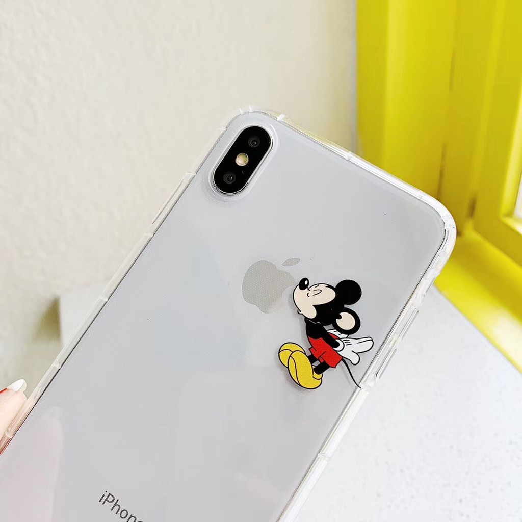 Ốp điện thoại TPU hình hoạt hình Mickey/ Minnie dễ thương cho iPhone11 11Pro 11Promax 7plus 8 X XR XS | BigBuy360 - bigbuy360.vn