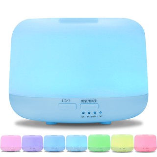 Máy Xông Tinh Dầu 300ml Có Remote Đèn LED 7 Màu