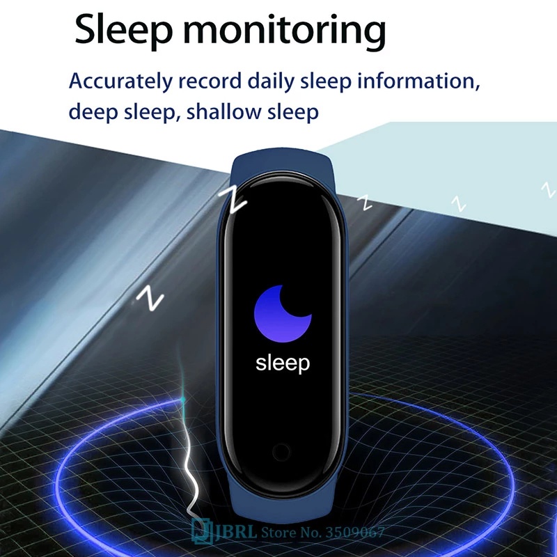 Đồng Hồ Thông Minh M7 Kết Nối Bluetooth Theo Dõi Sức Khỏe Kèm Phụ Kiện