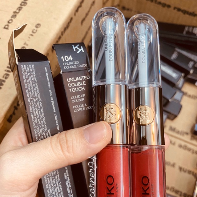 Son kem Lì Kiko Unlimited Double Touch