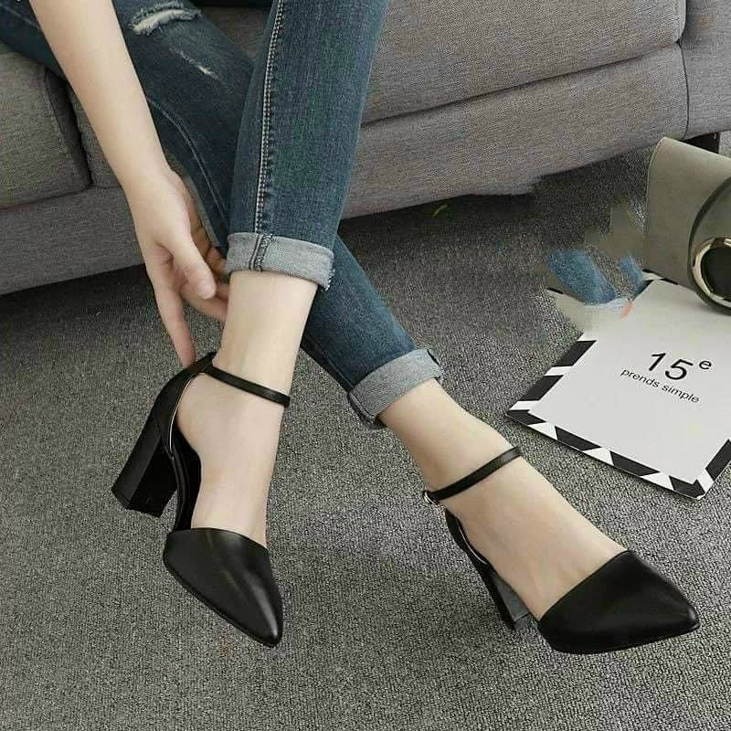 GIẦY BÍT MŨI CAO 9CM