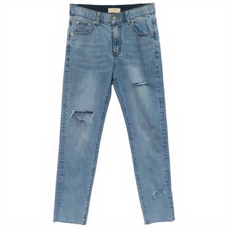 QUẦN BAGGY JEAN NAM TOKI PHỐI RÁCH BASIC VER.3