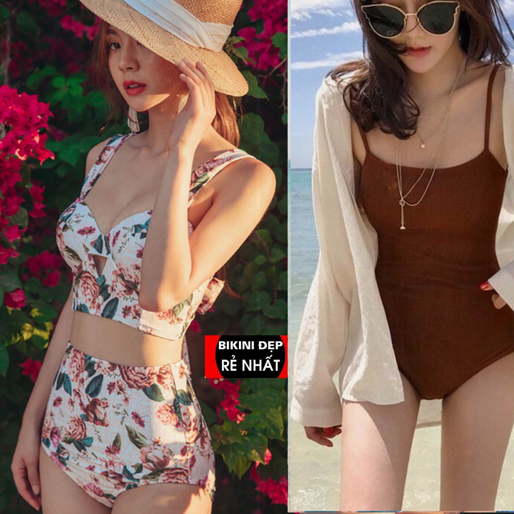 Bộ bikini 2 mảnh trơn áo bra có mút nâng quần lót quyến rũ cho nữ | WebRaoVat - webraovat.net.vn