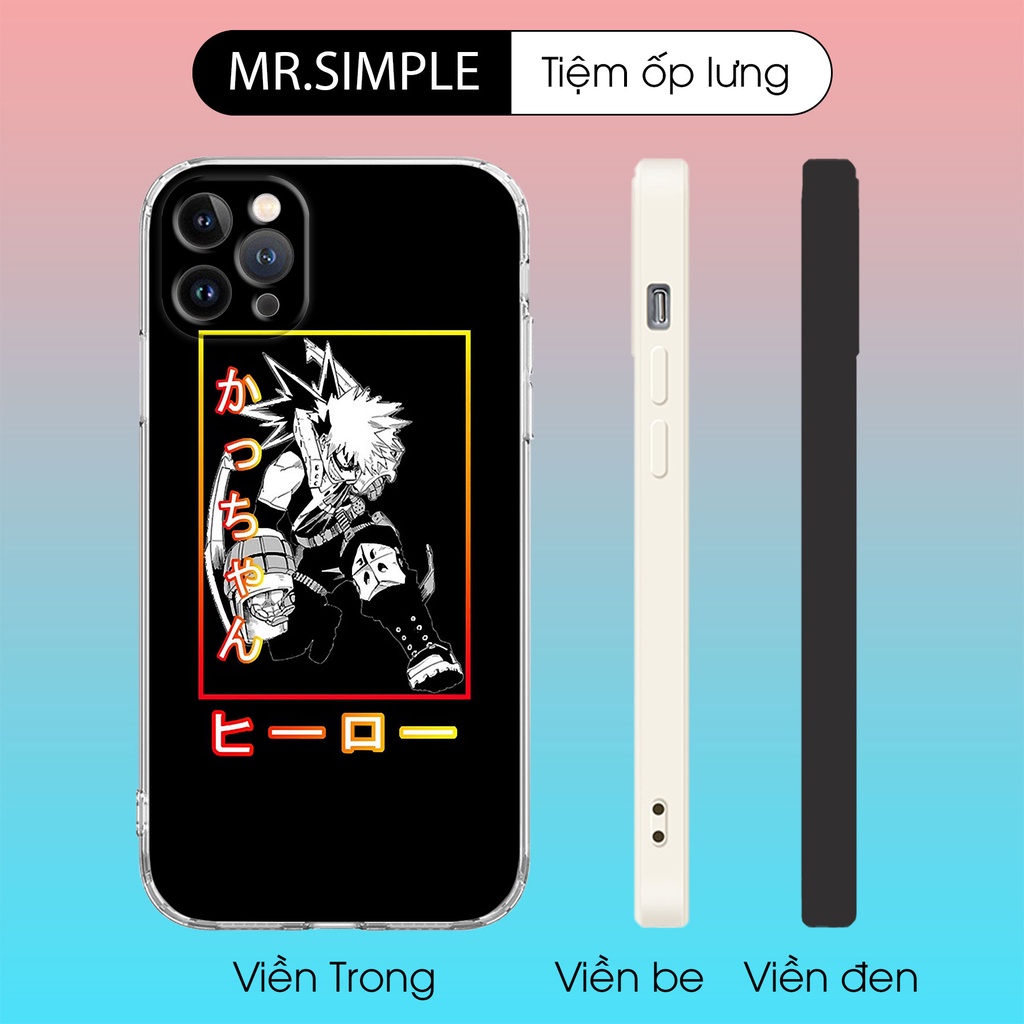 Ốp điện thoại Bakugo Mr.Simple dành cho Iphone 6 7 8 Plus 11 12 13 PRO LAK0000900