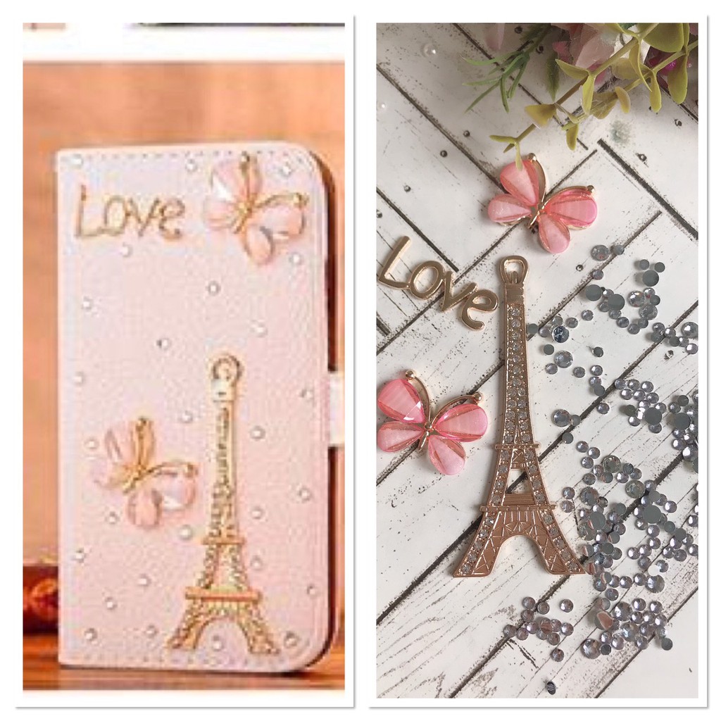Set Trang Trí Ốp Lưng Mẫu Tháp eiffel