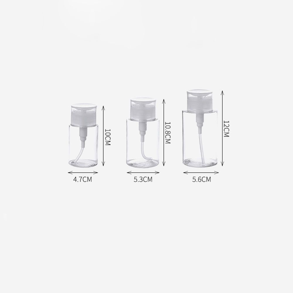Bình rỗng dạng nhấn 100/150/200ml dùng đựng mỹ phẩm/nước tẩy trang