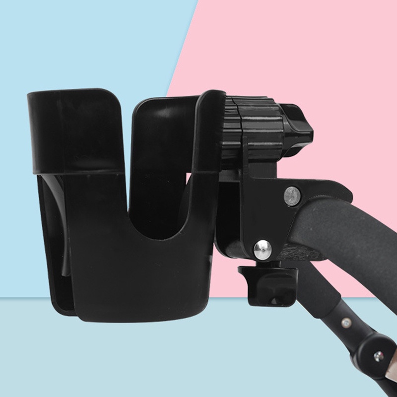 Giá Đỡ Cốc/Cốc Nước Bằng ABS Xoay 360 Độ Tùy Chỉnh Tiện Dụng Cho Xe Đẩy Em Bé