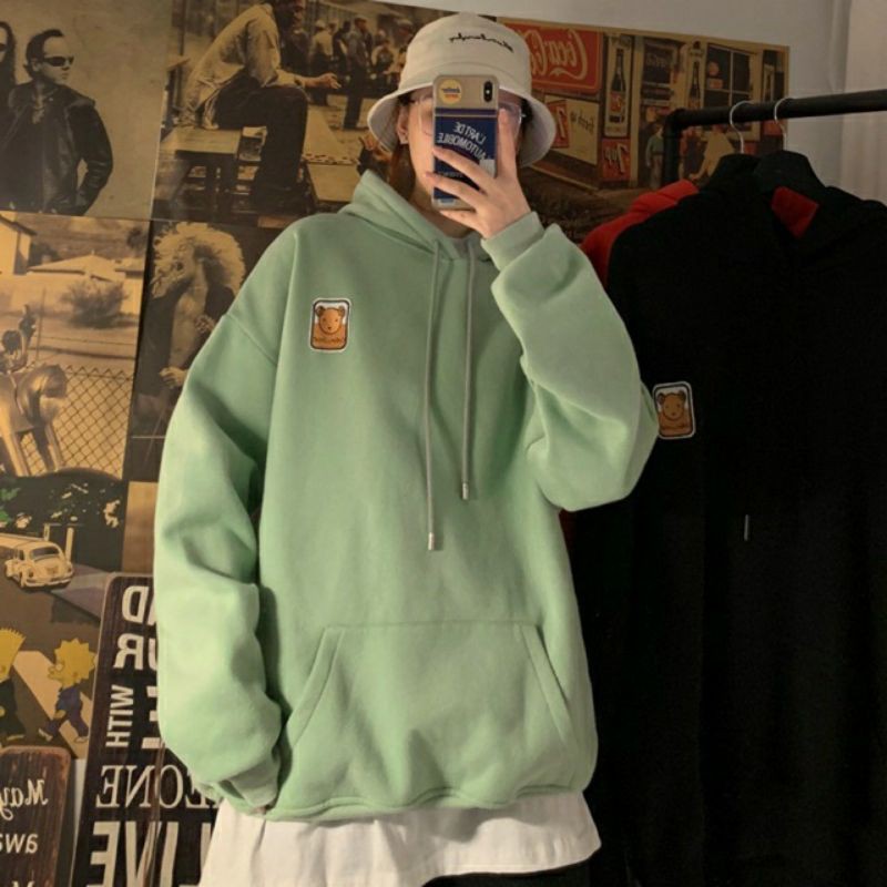 áo hoodie logo gấu