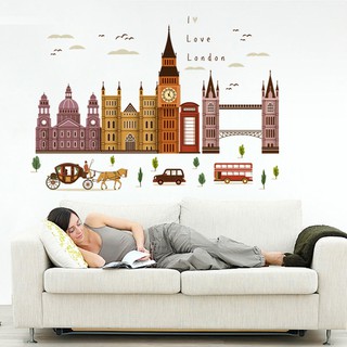 Decal Dán Tường Thành Phố London