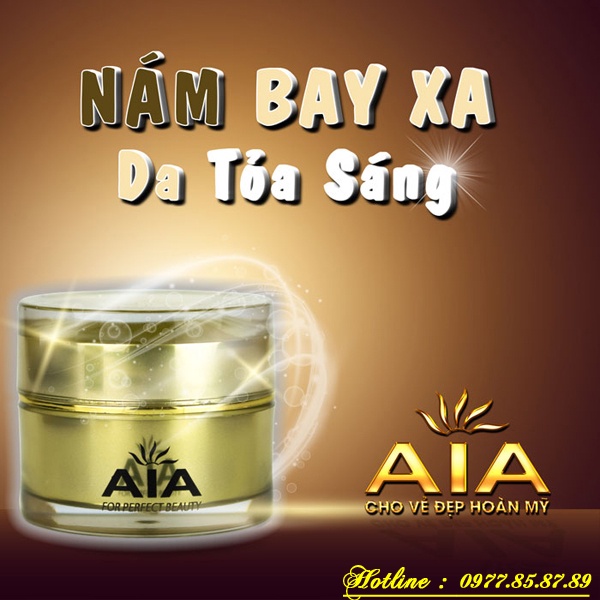 Kem nám trắng da phục hồi da ngừa thâm quầng mắt Mỹ phẩm AIA chính hãng 10g