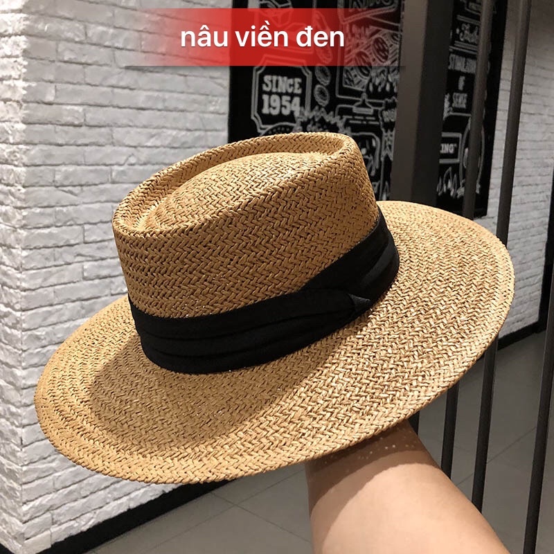 MŨ CÓI ĐI BIỂN, NÓN CÓI GẮN RUY BĂNG SIÊU ĐẸP Ạ