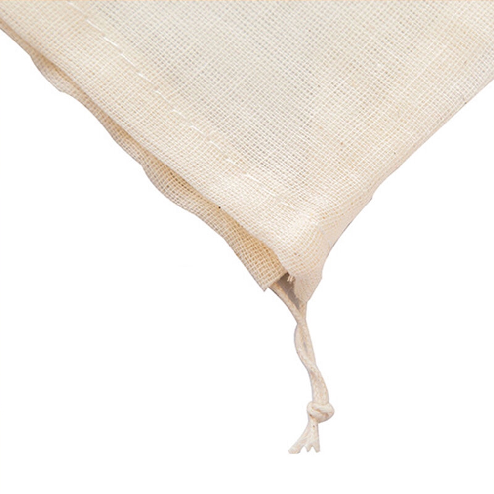 Túi Lưới Lọc Trà Bằng Cotton Tái Sử Dụng Tiện Lợi