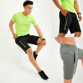 Quần short tập Gym nam Dispersal_Ngang gối, vận động thoải mái