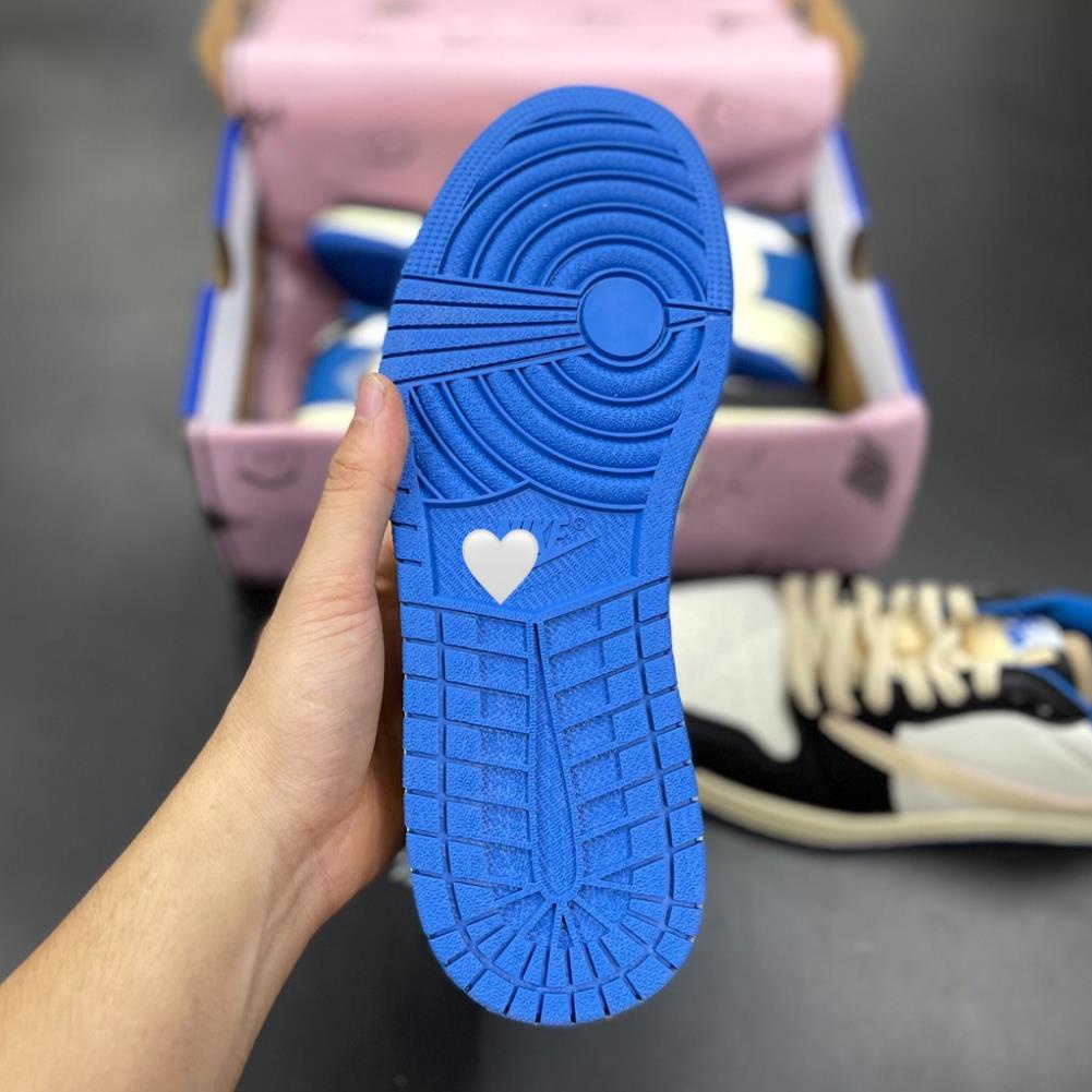 Giày Sneaker Jordan 1 Low Travis Scott Xanh , Giày 1 Jordan Travis Scott Xanh   Thể Thao Nam Nữ Thấp Cổ Full Phụ Kiện | BigBuy360 - bigbuy360.vn