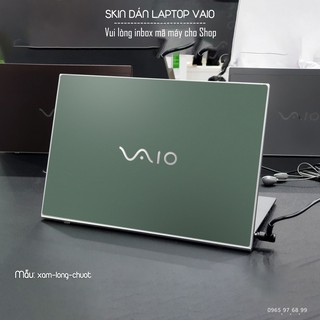 Dán decal cho các dòng Laptop Sony Vaio in nhiều mẫu màu trơn cực đẹp