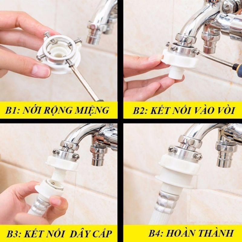 Dây câp nước máy giặt 1.5m