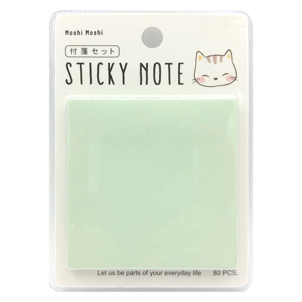 Giấy Note Moshi 002 - Màu Xanh